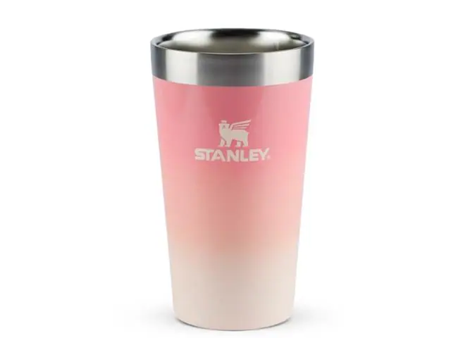 Copo Térmico Stanley Pink Mesa Sunset Gloss  354ML