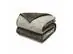 Edredom Casal Plush Flannel Chocolate Escuro/Claro 1pc - 3