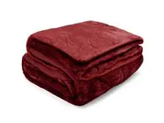 Edredom Buettner Queen Plush Flannel Dupla Face 240mx260m Vermelho - 0