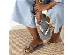 Chinelo Havaianas Top Fc Cinza Aco Tam 43-44