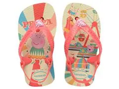 Chinelo Havaianas N.Baby Peppa Pig Buttercream/Coral Tam 19-20