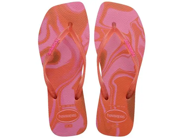 Chinelo Havaianas Square Jelly Fc Blossom Tam 35-36
