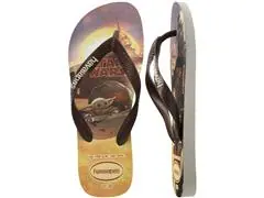 Chinelo Havaianas Star Wars Bege/Bege Tam 37-38 - 4
