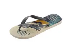 Chinelo Havaianas Harry Potter Bege Palha/Cinza Aco Tam 39-40 - 5