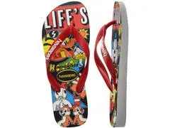 Chinelo Havaianas Top D Classics Branco/Vermelho Hibisco Tam 39-40 - 4