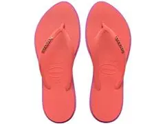 Chinelo Havaianas Slim Point Rosa Gum/Coral Tropical Tam 37-38