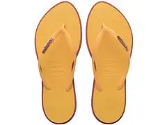 Chinelo Havaianas Slim Point Amaranto/Amarelo Caja Tam 37-38 - 0