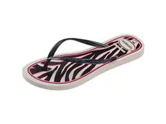Chinelo Havaianas Slim Animals Bege Palha/Cinza Dark Metalico Tam 39-4 - 5