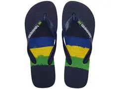 Chinelo Havaianas Brasil Tech Marinho Tam 35-36