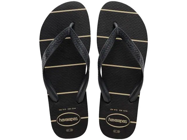Chinelo Havaianas Color Essential Preto Tam 43-44