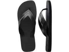 Chinelo Havaianas Hybrid Be Preto/Preto Tam 39-40 - 5