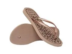 Chinelo Havaianas Slim Animals Rose Gold/Rose Gold Tam 37-38 - 3