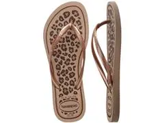 Chinelo Havaianas Slim Animals Rose Gold/Rose Gold Tam 37-38 - 4