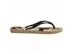 Chinelo Havaianas Slim Pets Dourado/Preto Tam 33-34 - 2