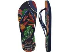 Chinelo Havaianas Slim Tropical Marinho/Marinho Tam 35-36 - 4