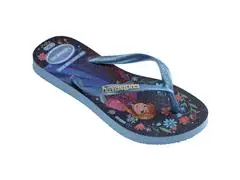 Chinelo Havaianas Kids Slim Princess Azul/Azul Lavanda Tam 31-32 - 1