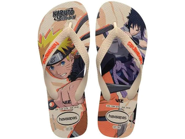 Chinelo Havaianas Top Naruto Areia/Areia Tam 41-42