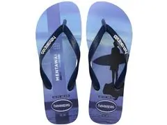Chinelo Havaianas Top Surfer I Azul Lavanda Tam 37-38 - 0