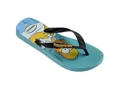 Chinelo Havaianas Simpsons Azul Tradi/Preto Tam 43-44 - 1