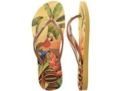 Chinelo Havaianas Slim Tropical Amarelo Caja Tam 35-36 - 4