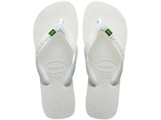 Chinelo Havaianas Brasil Branco Tam 41-42