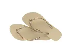 Chinelo Havaianas Slim Glitter Ii Areia Tam 37-38 - 3
