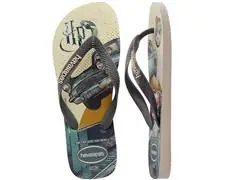Chinelo Havaianas Harry Potter Bege Palha/Cinza Aco - 3