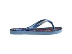 Chinelo Havaianas Kids Slim Princess Azul/Azul Lavanda - 2