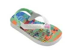 Chinelo Havaianas N.Baby Peppa Pig Branco/Branco - 1