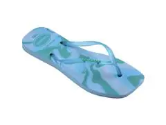 Chinelo Havaianas Square Jelly Fc Azul Lavanda - 1