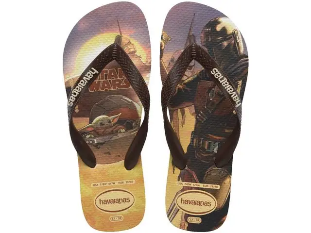 Chinelo Havaianas Star Wars Bege/Bege