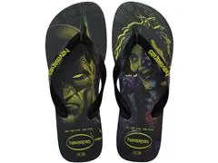 Chinelo Havaianas Top Herois Dc Preto/Preto/Preto