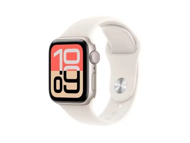 Apple Watch SE 3 GPS - Caixa estelar de alumínio – 44 mm - Pulseira es