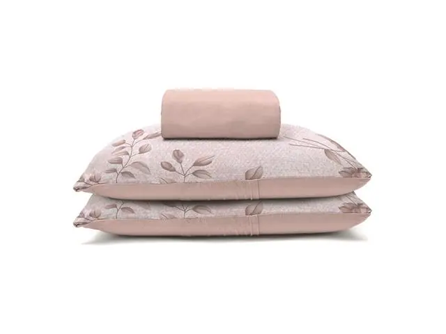 Jogo Cama Solteiro Basic Rolinho Est.Helena Rose 2pc