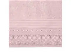 Kit Toalha Soc.30x50 Cristal Renascenca 3309 Rosa Petala 2pc - 6