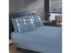 Jogo Cama Solteiro Basic Rolinho Est.Oliver Azul 2pc - 0