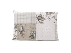 Jogo Cama King Basic Rolinho Est.Scarlet Cinza 3pc - 1
