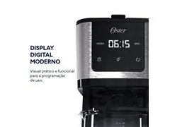 Cafeteira Oster Programável 1,2L com Display Digital 220V - 4