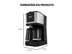 Cafeteira Oster Programável 1,2L com Display Digital 220V - 8