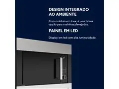 Forno Micro-ondas de Embutir 23L Oster Black Inox 110V - 6