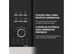 Forno Micro-ondas de Embutir 23L Oster Black Inox 220V - 5