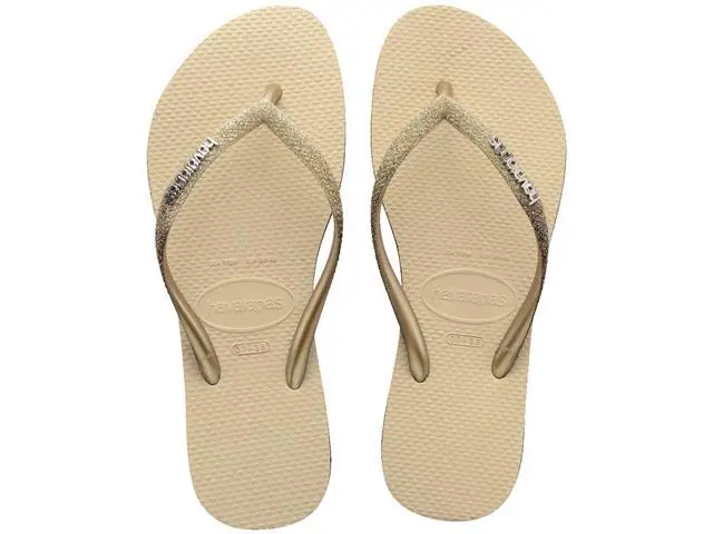 Chinelo Havaianas Slim Sparkle Me Areia