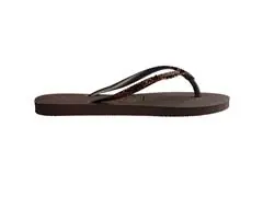 Chinelo Havaianas Slim Glitter Ii Café Tam 41-42 - 2