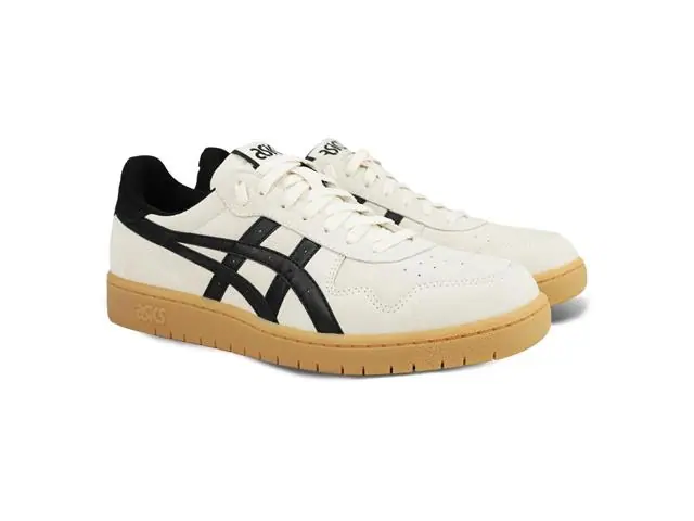Tenis Asics Japan S Camurça Cream/BlackMasc Tam 44