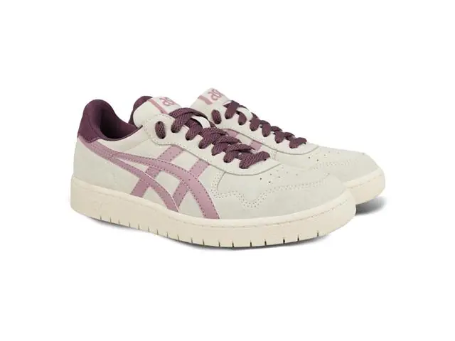 Tenis Asics Japan S Camurça Cream/Taro PurpleFem Tam 36