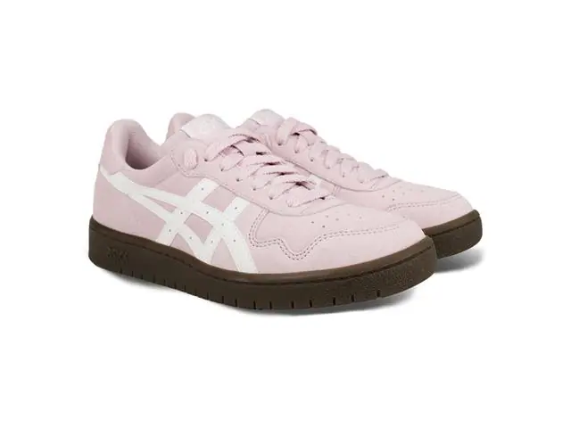 Tenis Asics Japan S Camurça Barely Rose/WhiteFem Tam 34
