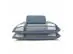 Jogo Cama King Basic Rolinho Est.Oliver Azul 3pc - 3