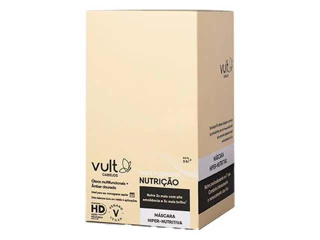 Vult Cabelos Nutrição Óleos Poderosos - Máscara Capilar 8x60g