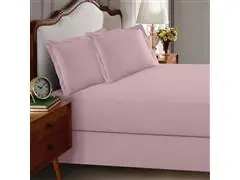Jogo de Cama Solteiro Buettner Sonata Color Rosa 2 Peças
