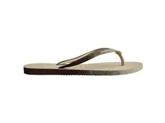 Chinelo Havaianas Slim Sparkle Me Areia Tam 33-34 - 2